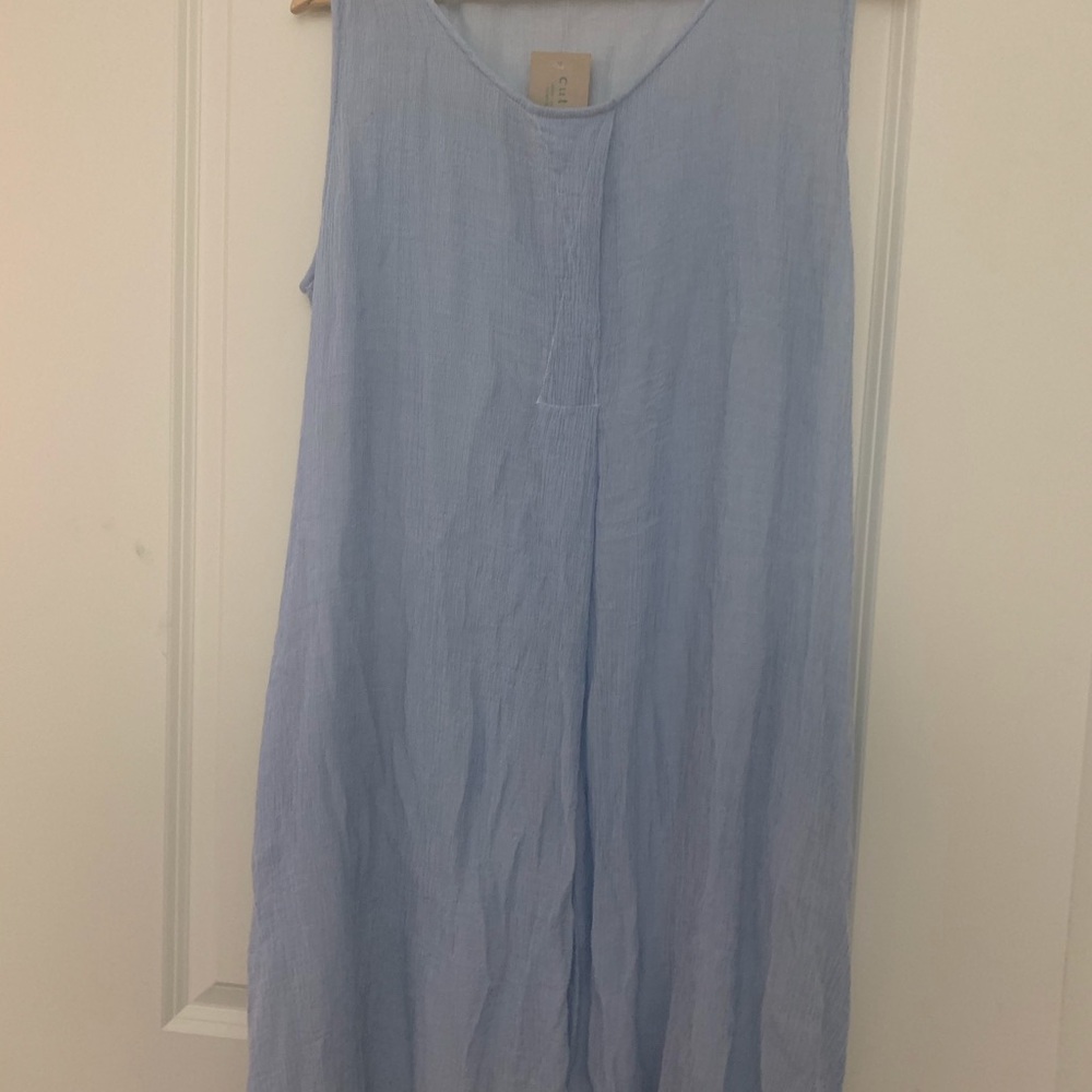 Cut Loose Light Blue Sleeveless Dress